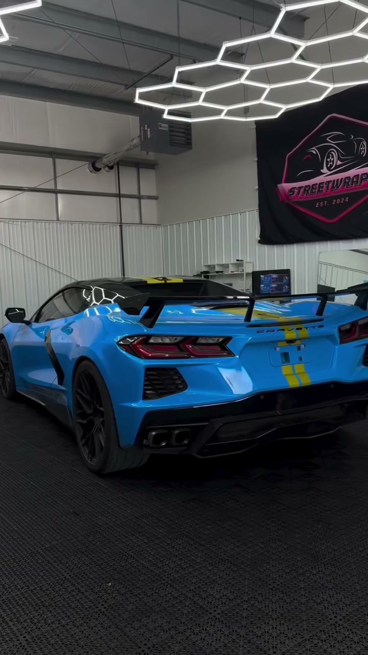 Corvette color change wrap